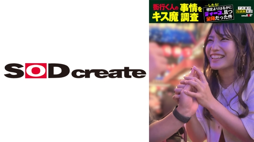 HSDAM-012 We investigated the kissing habits of people on the street… and found out that it was much deeper and full-body than expected. Mizuki (27), from a certain Kabukicho area in July